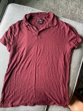 🩵Marc Anthony Men's Polo in Deep Burgundy